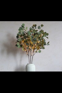   40"  EUCALYPTUS BRANCH WITH 48 LED WARM WHITE LIGHTS [184176] 